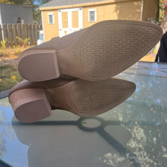 Rachel Zoe boots western cowboy embroidered brown pull on tabs womens size 9 - Picture 10 of 12